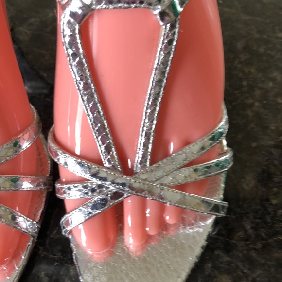 Nina silver sandal heel - Picture 2 of 8